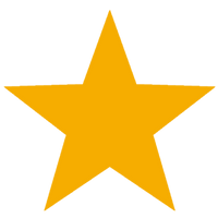 A large, solid yellow five-pointed star is centered on a light gray background, evoking the playful spirit of Hobby Horsing.