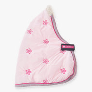 Hobby Horse Stable Blanket Rosy by LarDen in pink with embroidered flowers and silver trim