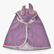 Hobby Horse Raincoat Sweetheart by LarDen in pink PES with heart pattern and silver glitter trim